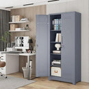 Lockable Storage Cabinet,Utility Closet with Doors and Shelves,SteelGarage Cabinet with Adjustable Shelves for Home,Garage,Gray by CozyNest Decor