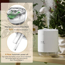 Portable Mini Humidifiers For bedroom baby, 350ml Small Cool Mist Humidifier USB Rechargeable Humidifier For plants, Travel Office Home, Auto Shut-Off,2 Mist Modes Super Quiet,With Night Light by TinyTreasures Baby Boutique