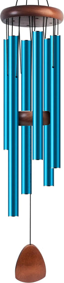 Large Aluminium Wind Chimes 37 Inches to Create a Zen Atmosphere Suitable for Outdoor, Garden, Patio Decoration. Classic Wind Chimes with Wind Catcher Suitable as A Gift for Unisex(Blue) by CozyNest Decor