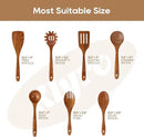 Kitchen Utensils Set, 7 Piece Premium Cooking Utensils Set, Durable Non-Stick Wooden Spoons for Cooking, Kitchen Essentials for New Home by CozyNest Decor