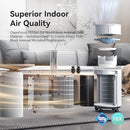 CleanForce Air Purifier for Large Rooms Up to 2550 ft², H13 HEPA Air Cleaner with Sleep Mode, Ideal for Home and Offices, Alexa Compatible, Removes Dust, Allergens, and Odors, Gray, New Edition by TinyTreasures Baby Boutique