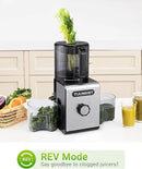 Cold Press Juicer Machines – 6.5'' Large Feed Chute for Whole Fruits & Vegetables, High Juice Yield, Easy To Clean by CozyNest Decor