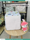 FANKANG Square Nursery Hamper Storage Bins Canvas Laundry Basket Foldable with Waterproof PE Coating Storage Baskets Gift Baskets for Children, Office, Bedroom, Clothes（Square-Car ） by TinyTreasures Baby Boutique