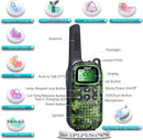 Toys for Boys Walkie Talkies for Kids 6 7 8 Year Old Boy Pretend Play Police Military Spy Hunt Camp Outdoor Toys for Kids Birthday Present Boys Gifts (Green Green) by TinyTreasures Baby Boutique