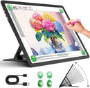 Zocelight Rechargeable A3 Light Board with Built-in Stand,Super Bright Magnetic Light Box for Tracing,Wireless Light Pad for Diamond Painting,Side Buttons,5000mAH Battery,LED Light Table for Drawing by TinyTreasures Baby Boutique