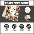 XCHI Spooky Skeleton Ghost Pumpkin Halloween Table Runner Party Table Decoration for Home Kitchen Dining Holiday Decor 13x60 Inch by CozyNest Decor