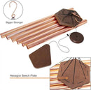 Wind Chimes Outdoor Large Deep Tone, 44 Inch Sympathy Wind Chime Outdoor, Memorial Wind-Chime with 6 Tuned Tubes, Elegant Chime for Garden, Patio, Balcony and Home Decor, Rose Gold by CozyNest Decor