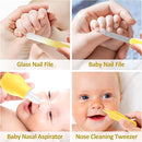 Baby Grooming Kit, Infant Safety Care Set with Hair Brush Comb Nail Clipper Nasal Aspirator,Baby Essentials Kit for Newborn Girls Boys (Yellow) by TinyTreasures Baby Boutique