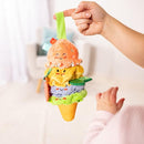 Melissa & Doug Ice Cream Take-Along Clip-On Infant Toy with Sound and Vibration by TinyTreasures Baby Boutique
