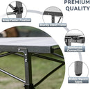 KingCamp Camping Table Folding Portable Table Aluminum Roll Up Lightweight Foldable Large Camp Table for Indoor Outdoor Picnic Backyard, 53.5"X27.5" by GreenHaven Gardens