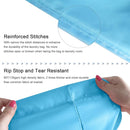 Polecasa Small Heavy Duty Laundry Bag with 130gsm Tear Resistant Fabric and Handles, Easy to Carry Durable Dirty Clothes Drawstring Bag, Perfect for College Dorm, Travel 21”x24”,Gulf Blue by TinyTreasures Baby Boutique