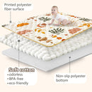 Baby Play Mats for Floor, 71”x59” Upgraded Thickness & Larger Super Soft Playmat for Babies and Toddlers, Foldable Washable, Upgrade Anti-Slip Crawling Mat for Playpen(Boho Nature) by TinyTreasures Baby Boutique