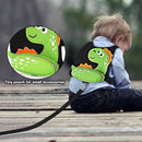 Accmor Toddler Harness Leash, Cute Dinosaur Kids Harness Child Leash with Anti Lost Wrist Link for Outdoor Travel, Adorable Baby Walking Harness Wristband Assistant Strap for 1-3 Years Old Boys Girls by TinyTreasures Baby Boutique