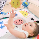 The Peanutshell Unisex Baby Play Gym & 7-in-1 Play Mat - Playmat Baby Toys 0-6, 6-12 Months Tummy Time Mat with Hanging Toys, Soft Padded for Newborns, Infants - Montessori Elephant by TinyTreasures Baby Boutique