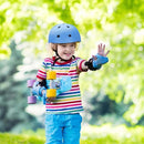 Kids Bike Helmet Set Adjustable for Children, Boys, Girls and Teenagers Aged 3-8 Years Includes Elbow, Knee, Wrist Guards Children's Helmet Protection Set for Bikes SkateboardsRollerskates by TinyTreasures Baby Boutique