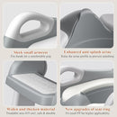 Potty Training Seat, Toddler Toilet Seat for Little Boys Girls, Potty Training Toilet with Urinals, Toddler Step Stool Ladder and Splash Guard (Gray) by TinyTreasures Baby Boutique