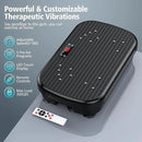 Vibration Plate Exercise Machine, Vibration Plate for Lymphatic Drainage 330 Lbs Capacity Whole Body Vibration Platform Machines Helps Weight Loss Shaping Toning Wellness by CozyNest Decor