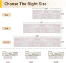 Washable Area Rugs 2'x10' Non-Slip Modern Abstract Soft for Living Room Entryway Bedroom Nursery, Print Pattern, Grey Pink by TinyTreasures Baby Boutique
