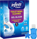 Toilet Gel Stamp - 8 Packs Toilet Bowl Cleaner Gel with Automatic Click, Freshener for Toilet Maintenance, 3.4oz, 6 Month Supply (Ocean) by CozyNest Decor