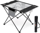 SUNNYFEEL Outdoor Folding Table | Lightweight Mesh Compact Camping Table, Roll Up Top 2 People Portable Camp Tables with Carry Bag for Picnic/Cooking/Beach/Travel/BBQ by GreenHaven Gardens