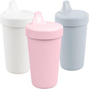 Re-Play Sippy Cups for Toddlers - 10 Oz. Reusable Spill Proof Cups for Kids, Dishwasher/Microwave Safe - Made in USA - Set of 3-3.13" x 6.25" - Modern Pink by TinyTreasures Baby Boutique