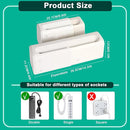 Improved Power Strip Cover Box(1 Pack) 丨Outlet Covers Baby Proofing丨Baby Safety Products丨Adjustable Length Childproof Outlet Cover丨Preventing Toddlers from Touching Sockets丨Fits Most Sockets., White by TinyTreasures Baby Boutique
