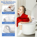 Maliton Baby Potty Training Seat with Step Stool, Toddler Toilet Seat for Boys Girls, Anti-Slip Toddler Stool for Bathroom, Kitchen, Toilet Potty Training Set(One Potty Seat+Two Step Stool for Kids) by TinyTreasures Baby Boutique