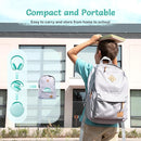 Active Noise Cancelling Kids Headphones, 60H Playtime, Wireless Bluetooth Over-Ear Headset, Built-in Microphone for Home/School/Travel/Party - Includes Portable Case by TinyTreasures Baby Boutique