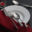 Alata Bailey 20-Piece Forged Stainless Steel Flatware Set Cutlery Set,Service for 4,Matte Satin Finish,Dishwasher Safe… by CozyNest Decor