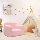 ALIMORDEN Kids Ultra-Soft Snuggle Foam Filled Chair, Toddler Cuddly Sherpa Reading Couch for Boys and Girls, Pink by CozyNest Decor