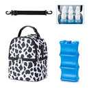 Breastmilk Cooler Bag with Ice Pack Fits 6 Baby Bottles up to 9 Ounce, Breast Milk Pump Cooler Bag with Shoulder Strap for Nursing Mom Daycare, Work, Travel by TinyTreasures Baby Boutique