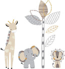 Lambs & Ivy Jungle Safari Gray/Tan Elephant/Giraffe Nursery Wall Decals/Stickers by TinyTreasures Baby Boutique