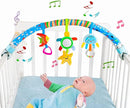 Pau1Hami1ton Baby Stroller Arch Toys, Car Seat Toys,Bouncer Toy Bar/Mobile for Bassinet,Adjustable Baby Hanging Toys Fit for Crib Bed,Stroller,Car Seat.S-19(Star) by TinyTreasures Baby Boutique