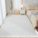 8x10 White Area Rug, Fluffy Plush Rugs for Bedroom, Non Slip Shag Indoor Carpet for Living Room, Nursery, Front Room, Room Decor by TinyTreasures Baby Boutique