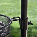 Ashman Deluxe Bird Feeding Station (4 Pack) Bird Feeders for Outside - Multi Feeder Pole Stand Kit with 4 Hangers, Bird Bath and 3 Prong Base for Attracting Wild Birds - 22 Inch Wide x 92 Inch Tall. by GreenHaven Gardens