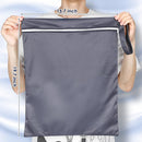 Shappy 2 Pcs Large Travel Laundry Bag Washable Waterproof Wet Dry Large Dirty Clothes Bag Bathing Workout(Solid Gray Blue) by TinyTreasures Baby Boutique