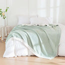 Soft Fuzzy Throw Blanket - Green Cozy Warm Knit Fluffy Plush, Lightweight & Breathable, Throw for Bed, Chair, Sofa, Couch, Outdoor, 60"X80", Oeko-TEX Certified by CozyNest Decor