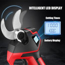 (Upgraded Version) Electric Pruning Shears, 2 Inch (50mm) Cutting Diameter Brushless Motor Cordless Pruning Shears with LED Display, Battery Pruners with Replacement SK7 Blades, 2Pcs Batteries by GreenHaven Gardens