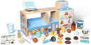 Melissa & Doug Wooden Cool Scoops Ice Creamery Play Food Toy Wooden Pretend Play Frozen Treats for Toddlers, Preschoolers, Boys and Girls - FSC-Certified by TinyTreasures Baby Boutique