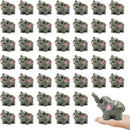 50 Pcs Mini Elephant Figurines for Fairy Gardens,Miniature Landscapes, Micro Landscape be Used for Various DIY Projects and Decorative，2 inches Long, 1 inch Wide, 1.2 inches high by GreenHaven Gardens