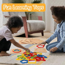 Toddler Puzzles Montessori Toy Wooden Shape Sorting Puzzle Sensory Toy Toddler Activities Preschool Learning Educational Autistic Developmental 1 2 3 Year Old Girl Boy 1-3 Dementia Game Easter Gift by TinyTreasures Baby Boutique