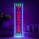 Theater Neon Sign Dimmable LED Movie Night Signs for Wall Decor Home Theater Accessories Sign Theater Room Neon Light for Movie Room Home Bar Decor Classic Cinema Style Light Gifts(16.8 * 4.8in) by CozyNest Decor