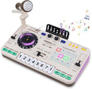 Magic4U Kids DJ Mixer, Toddler Rechargeable DJ Set with Lights, Sound Effect, Demo Songs and Reaction Music Games, Musical Toys Birthday Party Gift for 3-9 Years Old Girls Boys by TinyTreasures Baby Boutique