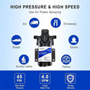 12 volt RV Water Pump Water Pressure Booster Pump for Garden Hose Self Priming Water Pump 50psi 4gpm On Demand Water Pump for Kitchen Bathroom, Garden, Marine, Boats and Irrgration by GreenHaven Gardens