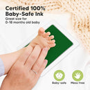 4-Pack Inkless Baby Hand and Footprint Kit - Mess Free Ink Pad for Newborn Keepsake, Dog Nose & Paw Print Kit, Clean Touch Ink Pad for Baby Hand & Footprints, Ideal New Mom Gifts (Autumn, L) by TinyTreasures Baby Boutique