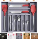 Kitchen Silverware Drawer Organizer and Storage Cabinet Utensil Rack Bathroom Counter Vanity Extra Large Big Cooking Drawer Organizers Countertop Pantry Storage Cabinet Best Kitchen Must Haves 2025 by CozyNest Decor