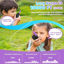 Vvinca Walkie Talkies for Kids, Rechargeable Walkie Talkie 2 Pack Toy Gift for 3-12 Year Old Girl Boy with 22 Channel 2 Way Radio Flashlight 3 Mile Long Range for Adventure Game Camping Outdoor by TinyTreasures Baby Boutique