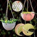 197 Inch Gold Hanging Baskets - Adjustable Length, Brass Decorative Metal Chain with A Great Assortment of Hooks for Hanging Bird Feeders Planters Baskets Billboards Ornaments, Chain Hooks DIY by GreenHaven Gardens
