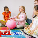 Art3d Liquid Fusion Activity Play Mat for Kids, Pack of 9 Tiles 12" X 12", Multi-Color by TinyTreasures Baby Boutique