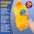 Bubble Solution | Bubbles Refill Solution 4L/136oz. | 2-Pack Ready to Use Solution for Bubble Machines & Other Bubble Blower Toys for Toddlers & Kids | Easy Grip Bulk Bottle by TinyTreasures Baby Boutique